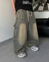TC Patch Work Banding Denim Pants (3C)