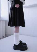 [MD PICK] ピュアポロプリーツミディスカート (2color)