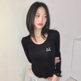 MUSECUT UネックロングスリーブT (4Color)