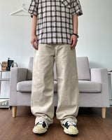 Basic Cotton Wide Pants 4C