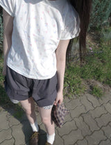 ロールアップショートパンツ