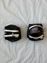 Clam ラウンドポーチ_ Leather black
