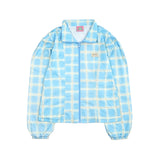 Celeste Plaid Puff Jacket - Size 2
