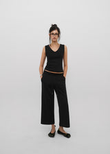[B-BASIC] Tension Standard V-Neck Sleeveless Top (2 SIZE)