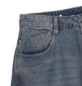 Luffy cut bermuda denim pants