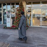 Nice open robe long coat