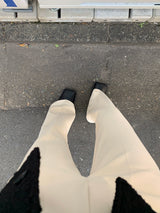 [MADE] [Wool Napping] Winter Warm Long Bootcut Slacks
