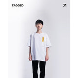 TAGGED - ファンダメンタルオーバーサイズホワイトTシャツ