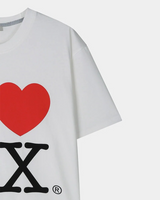 [Unisex] セミクロップハートTシャツ(2color)