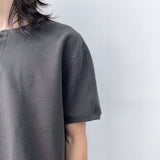 ワッフル ヘンリー リラックスド Tシャツ