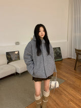 [UNISEX] フロームミックスフードコートジャケット