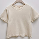 プレーンナッピングピーチショートスリーブTシャツ