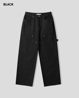 (UNISEX) フレーム ダブルニー コットンパンツ