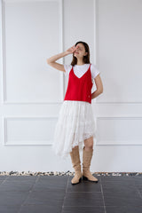 UNBALANCE HEMLINE SKIRT