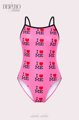 I Love Pink Monokini