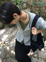 Canva Washed Damaged Big Bag 2C
