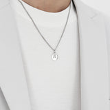 Men's ネックレスサークルペンダントステンレススチール_CLEF バズネックレス