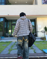 Curved Printing Balloon Pants
