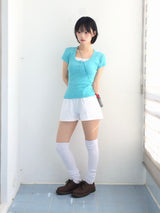 Round U button slim top