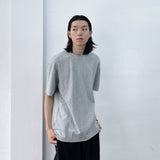 Structured Paneled Oversized Tee