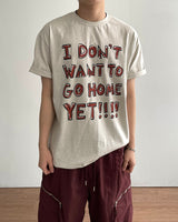 ゴーホームプリンテッドTシャツ