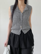 Oreo Cable Knit Vest