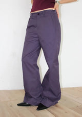 CURVED LINE BOOTCUT PANTS
