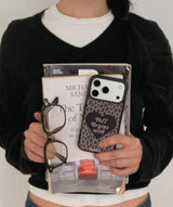 Fall Begins Leopard Glass Bumper Case