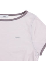 ポケットロゴTシャツ (ピンクグレー)