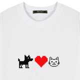 NOT WRONG リップススリム半袖Tシャツ_ホワイト