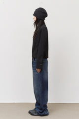 Flush Wide Washed Denim