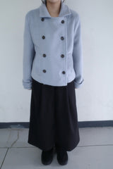 Powder double short coat (2color)