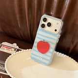 ストライプ フルーツ リストストラップ iPhoneケース
