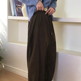 Kinf Corduroy Side Pintuck Two-Way Pants