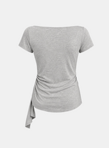 Serea Side Shirring Top