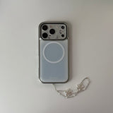blue silver MagSafe bumper case