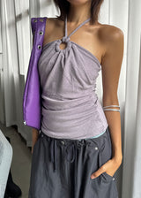 ROPE HALTER TOP