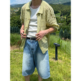 [S/S] ブルーウォッシングバミューダパンツ