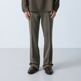 2way hidden extend bootcut slacks brown