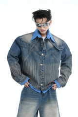 Layered Denim Jacket