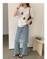 キュートペアアートクルーネックTシャツ