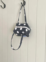 【即日発送】 Handy pouch (black dot) 