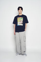 25SS シーサイドリゾートオパンチュウサギ半袖Tシャツ ダークネイビー