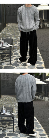 [F/W] Wool blend damage knit(4color)