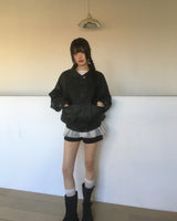 ブルーム ヴィンテージ ウォッシングポケット オーバーサイズ レザージャケット