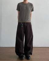Clo Layered Buckle Short Sleeve T