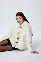 COZY FUR JACKET / WHITE