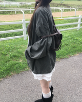 Washing short pigment jacket