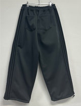 FLEECE❤TRACK BIG POCKET LONG WIDE BALLOON PANTS 🖤🩶💛4COLOR