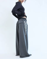 Button underwear sweatpants